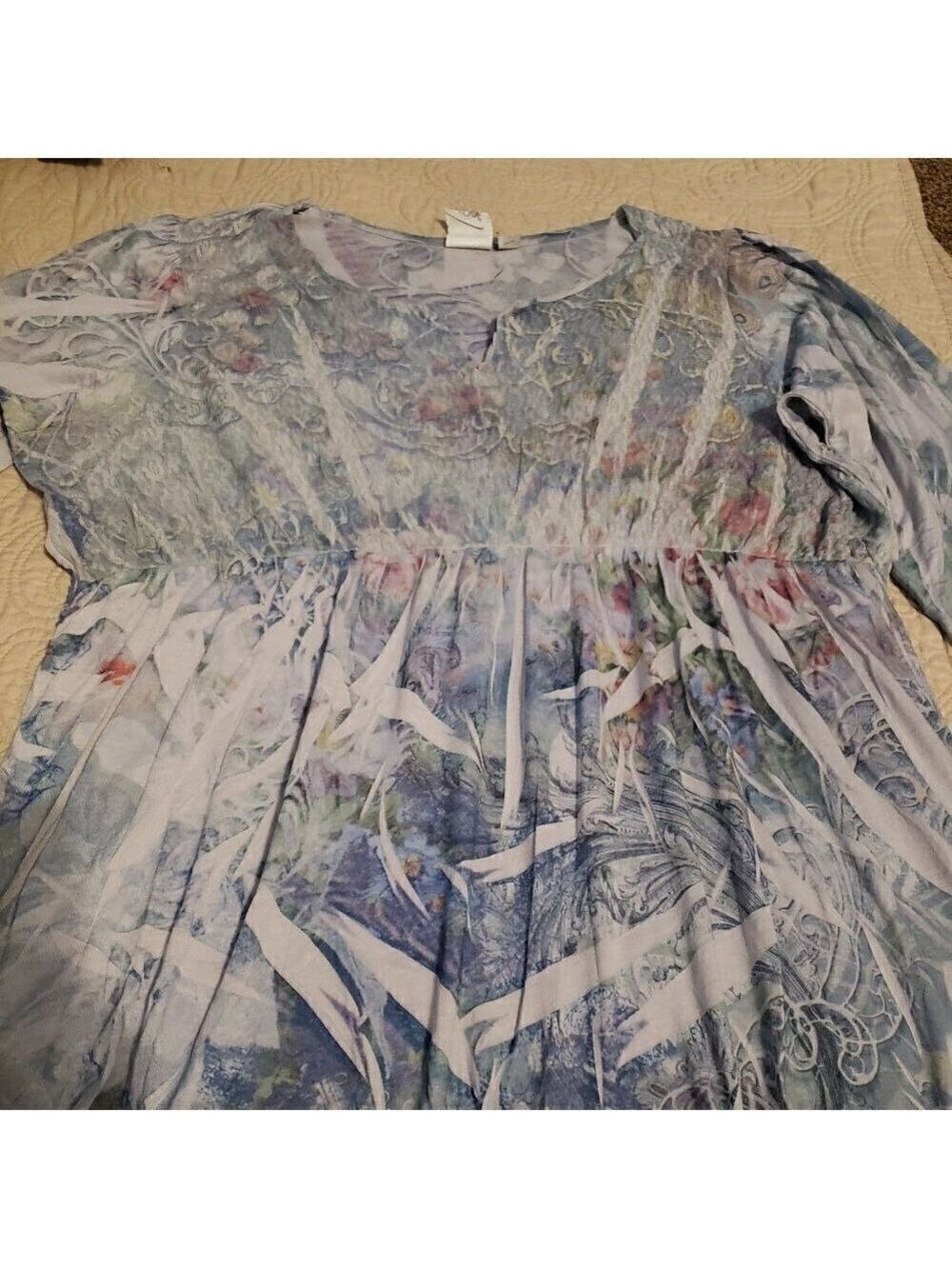 Avenue Empire Waist Sublimation Top